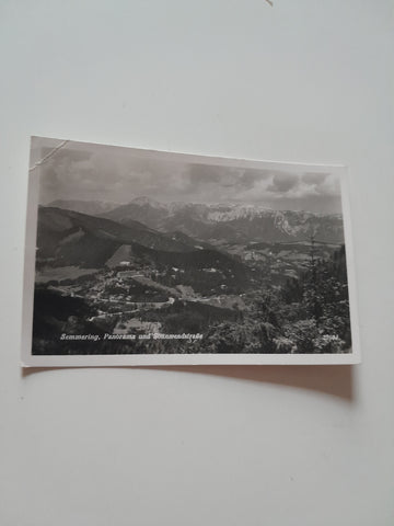 AK Semmering. Panorama und Sonnwendstraße.