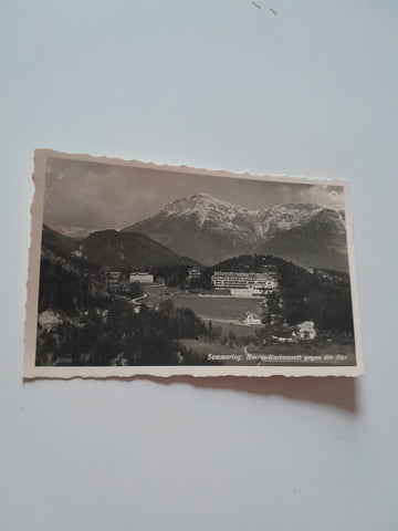 AK Semmering. Heeres Kurlazarett gegen die Rax.