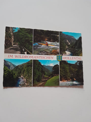 AK Im Waldromantischen Höllental.