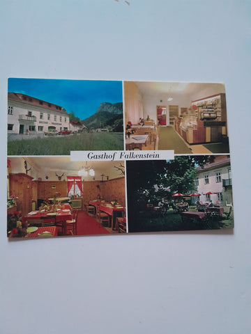 AK Schwarzau im Gebirge. Gasthof Falkenstein. Robert Geisler.