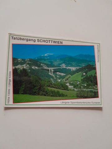 AK Talübergang Schottwien. Längste Spannbetonbrücke Europas.