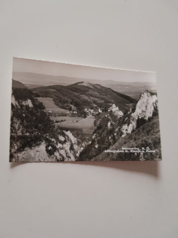 AK Semmering Adlitzgraben m. Klamm u. Ruine.