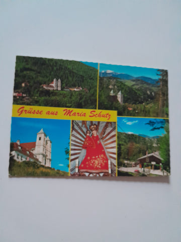AK Grüsse aus Maria Schutz.