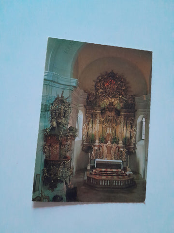 AK Wallfahrtskirche Maria Schutz am Semmering. Kircheninneres.