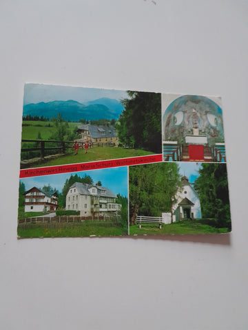 AK Rinegg/Schöder. Kirchenwirt. Inhaber O. u. A. Krapfl. Maria Schutz Wallfahrtskirche.
