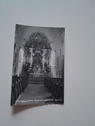 AK Maria Schutz. Kirche Hauptaltar.