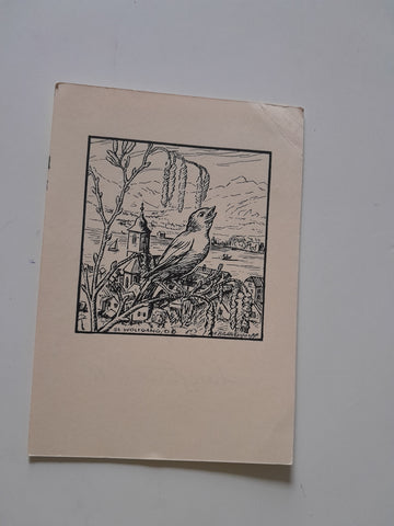 AK Frühlingsbote. Franz Blittersdorff.