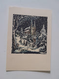 AK Gang zur Weihnachtsmette. Pöstlingberg. Franz Blittersdorff.