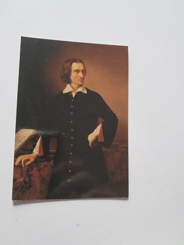 AK Raiding. Liszt-Museum. Ölgemälde von M. Barabas.