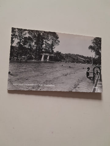 AK Bad Sauerbrunn. Schwimmbad. (1968)