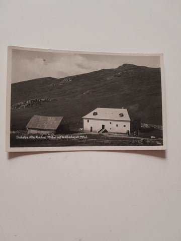 AK Stubalpe Altes Almhaus mit Wölkerkogel.