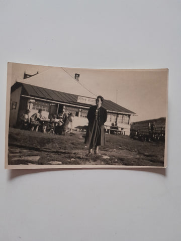 Foto-AK Altes Almhaus.