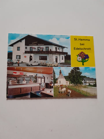 AK St. Hemma bei Edelschrott. Alpenpension Gasthaus Franz Reichenbrugger.