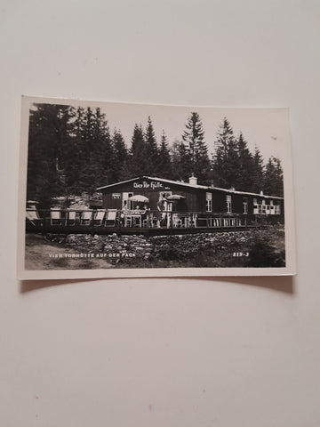 AK Vier Torhütte auf der Pack.