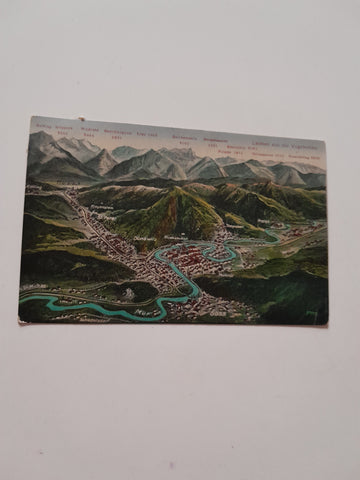AK Leoben aus der Vogelschau. (1921)