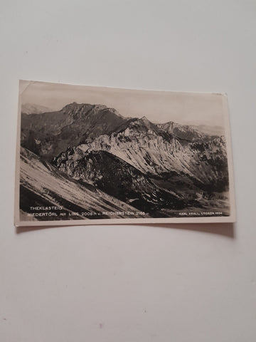 AK Theklasteig Niedertörl mit Lins u. Reichenstein. (1924)
