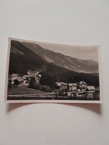 AK Alpengasthof Reichenstein u. Station Prebichl. (1937-38)
