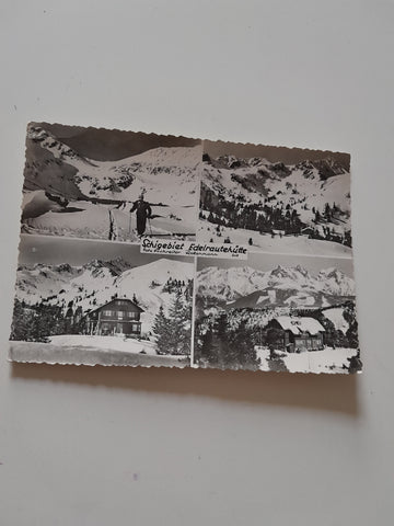 AK Schigebiet Edelrautehütte.