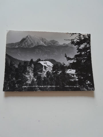 AK Edelrautehütte mit Gesäuseberge.