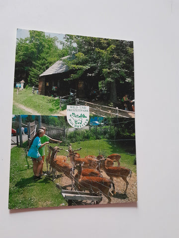 AK St. Erhard. Wild- und Freizeitpark Mostbuschenschank Fam. Pretterhofer. Erhardstraße 134.