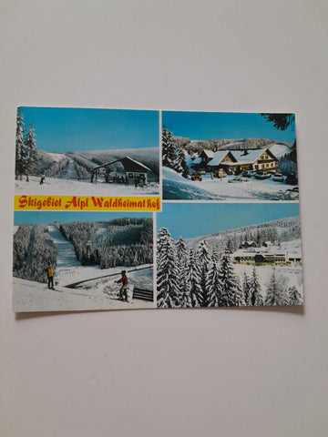 AK Alpl. Waldheimathof Alpengasthof Bruggraber. Skigebiet.