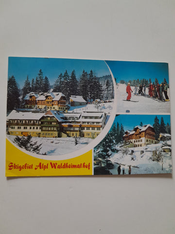 AK Alpl. Skigebiet Waldheimathof Bruggraber.