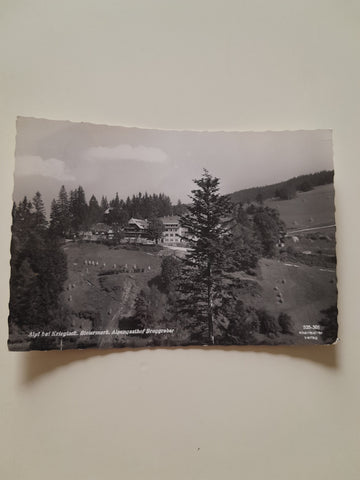 AK Alpl bei Krieglach. Alpengasthof Bruggraber.