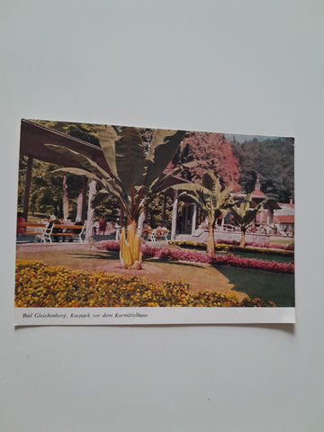 AK Bad Gleichenberg. Kurpark vor dem Kurmittelhaus.
