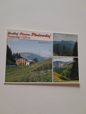 AK Niederalpl. Gasthof Pension Plodererhof.