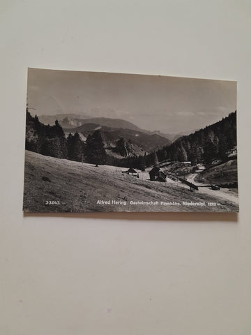 AK Niederalpl. Alfred Hering Gastwirtschaft Passhöhe.