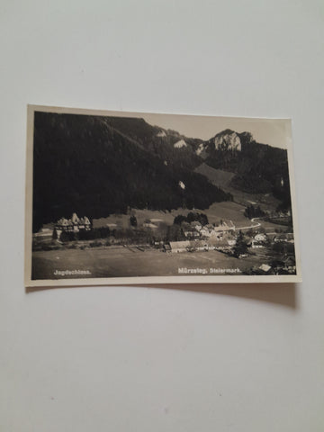 AK Mürzsteg. Jagdschloss. (1928)