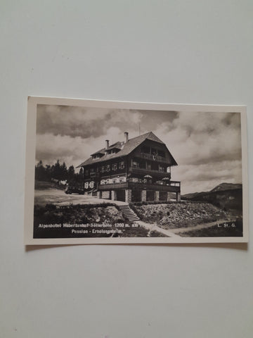 AK Alpenhotel Hubertushof Söllerhöhe. Pension Erholungsheim. (1932)