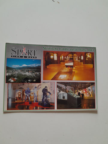 AK Mürzzuschlag. Steirische Landesausstellung 1991. Sport Sinn und Wahn.