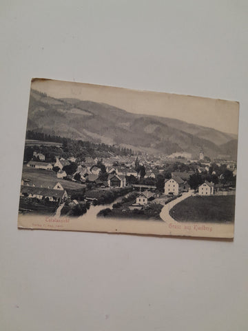 AK Gruss aus Kindberg. Totalansicht. (1905)