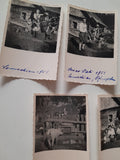 7 Kleine Fotos von der Sonnschienalm 1951.