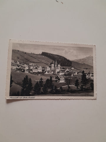 AK Mariazell mit Hohe Student. (1941)