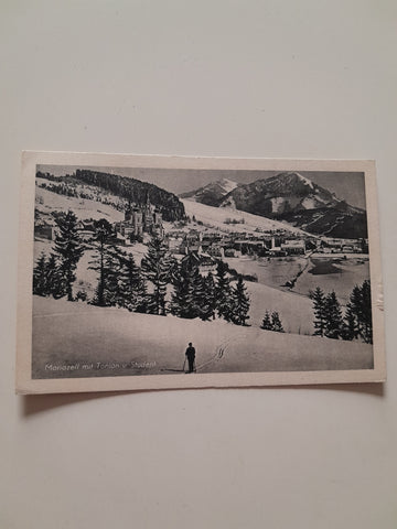 AK Mariazell mit Tonion u. Student. (1948)