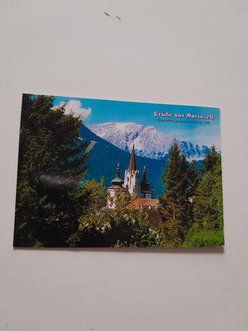 AK Grüße aus Mariazell. Steirische Landesausstellung 1996. Schatz und Schicksal.
