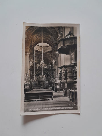 AK Gnadenaltar in der Wallfahrtskirche Mariazell.