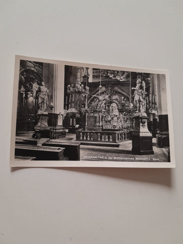 AK Gnadenaltar in der Wallfahrtskirche Mariazell.