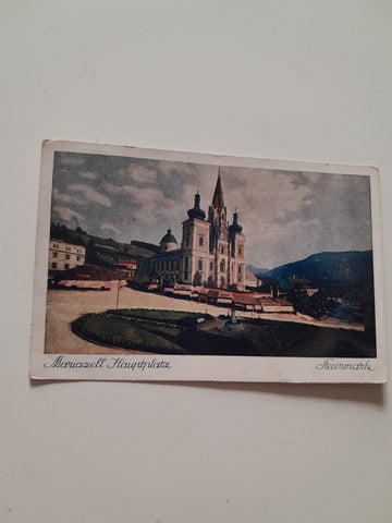 AK Mariazell. Hauptplatz. (1923)