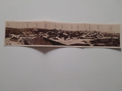 Panorama AK Panorama von der Bürgeralpe Mariazell. (1928)