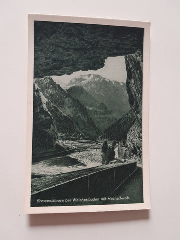 AK Prescenyklause bei Weichselboden mit Hochschwab.