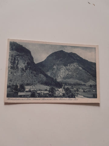 AK Weichselboden mit Hoch Türnach. Hans Walcher's Hotel Post.