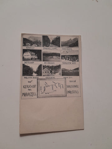AK Von Kernhof nach mariazell über den Touristenweg (Walster)