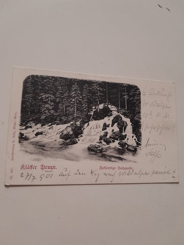 AK Kläffer Brunn. Zulünftige Hochquelle.