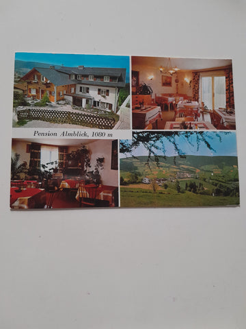 AK Fischbach. Pension Almblick. Pächter: G. Kirchmair. Roseggers Waldheimat.