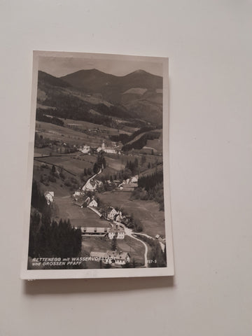 AK Rettenegg mit Wasservorstadt und Grossen Pfaff. (1930)