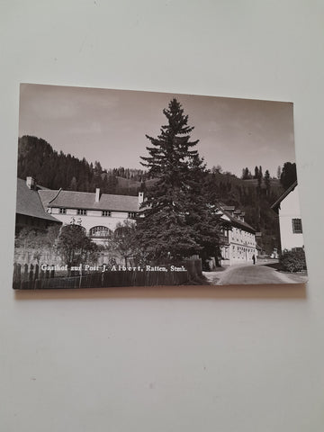 AK Ratten. Gasthof zur Post J. Albert.