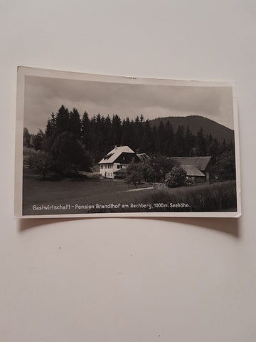 AK Gastwirtschaft Pension Brandlhof am Rechberg. (1937)